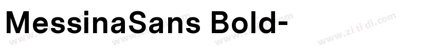 MessinaSans Bold字体转换